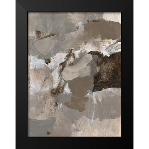 Coffee II Black Modern Wood Framed Art Print by Long, Christina