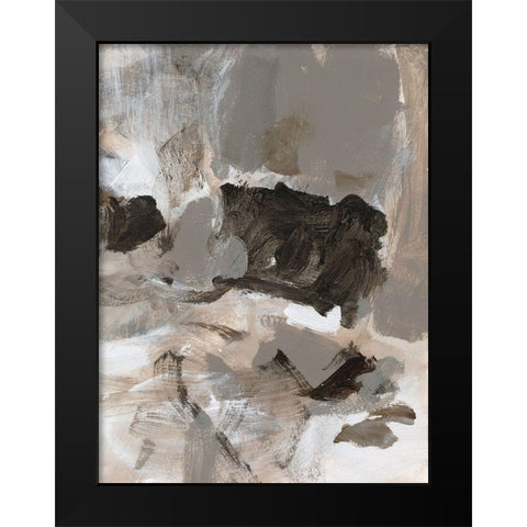 Mocha I Black Modern Wood Framed Art Print by Long, Christina