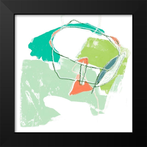 Chromatic Intent II Black Modern Wood Framed Art Print by Vess, June Erica