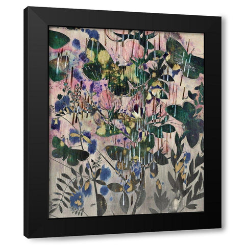 Celestial Butterflies III Black Modern Wood Framed Art Print by Arbel, Lori