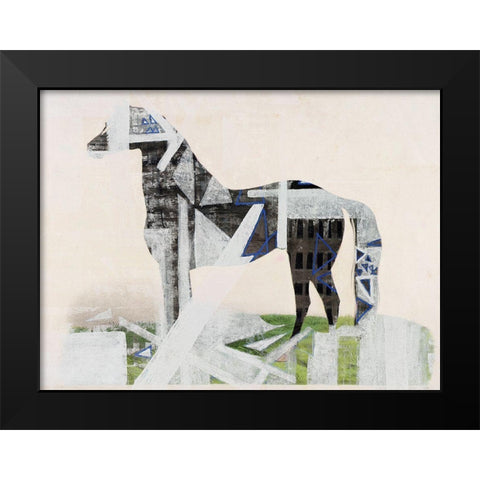 Blinded Legacy Black Modern Wood Framed Art Print by Arbel, Lori