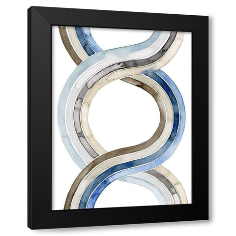 Natural Weaving I Black Modern Wood Framed Art Print with Double Matting by Popp, Grace