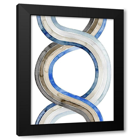 Natural Weaving II Black Modern Wood Framed Art Print with Double Matting by Popp, Grace