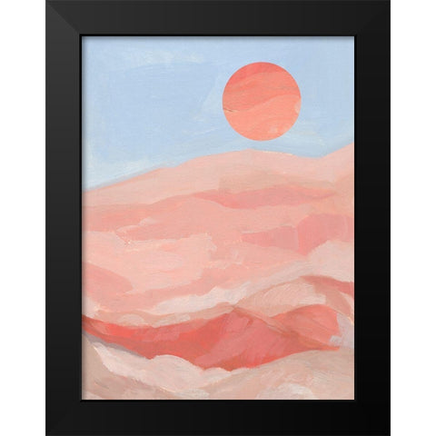 Summer Sun I Black Modern Wood Framed Art Print by Green, Jacob