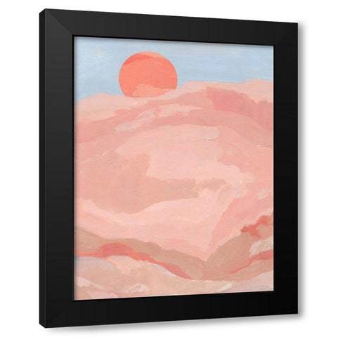 Summer Sun II Black Modern Wood Framed Art Print by Green, Jacob