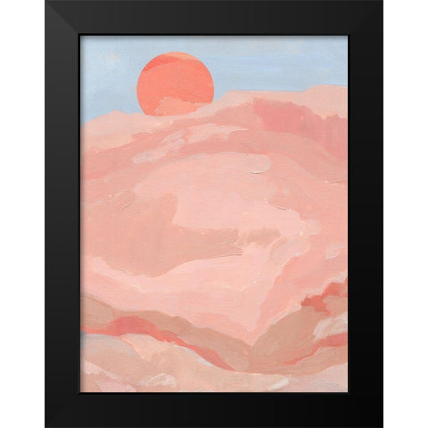 Summer Sun II Black Modern Wood Framed Art Print by Green, Jacob