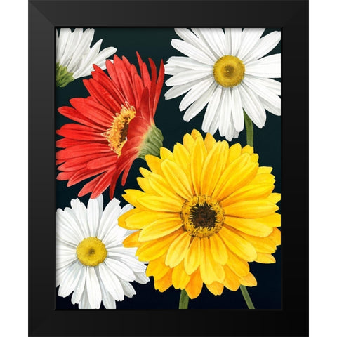 Gerbera Daisy II Black Modern Wood Framed Art Print by Popp, Grace