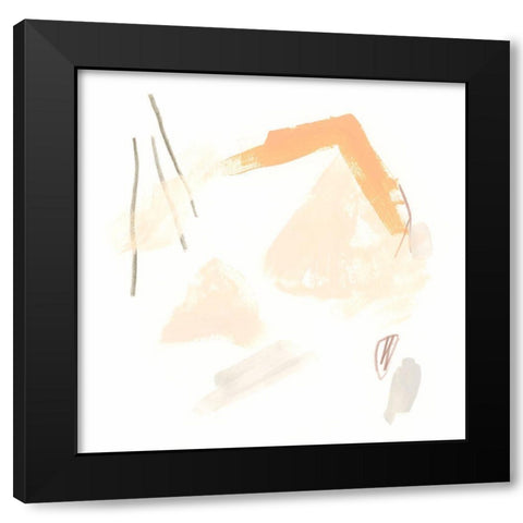 Citrus Space I Black Modern Wood Framed Art Print by Vess, June Erica