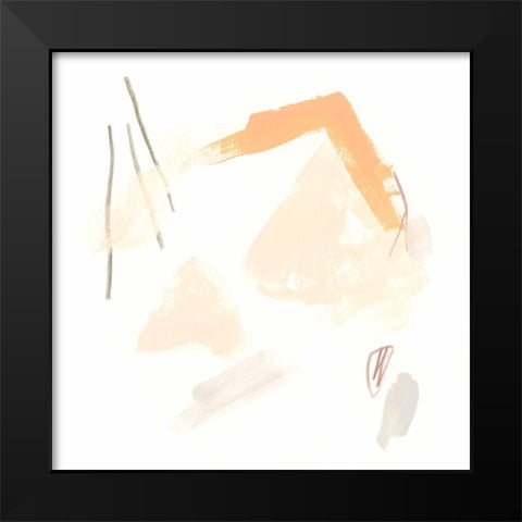 Citrus Space I Black Modern Wood Framed Art Print by Vess, June Erica