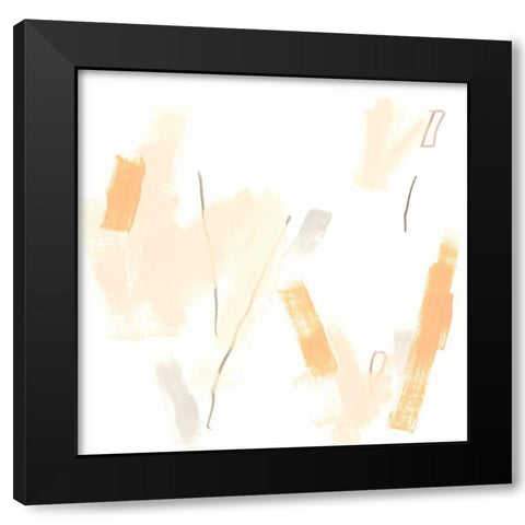 Citrus Space III Black Modern Wood Framed Art Print by Vess, June Erica