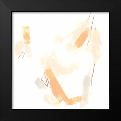 Citrus Space IV Black Modern Wood Framed Art Print by Vess, June Erica