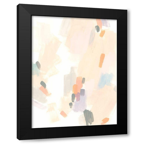 Cascade Rhythm I Black Modern Wood Framed Art Print by Vess, June Erica