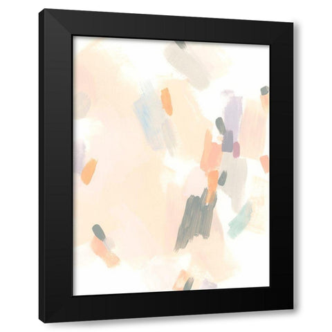 Cascade Rhythm II Black Modern Wood Framed Art Print by Vess, June Erica