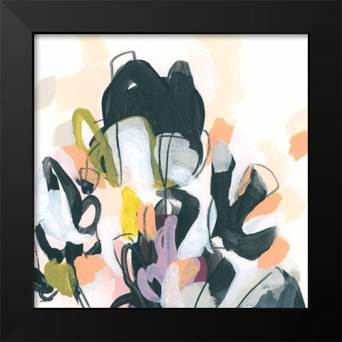 Garden Extraction IV Black Modern Wood Framed Art Print by Vess, June Erica