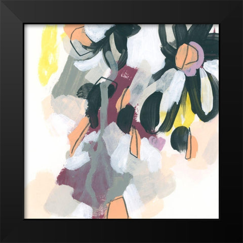 Garden Extraction VII Black Modern Wood Framed Art Print by Vess, June Erica