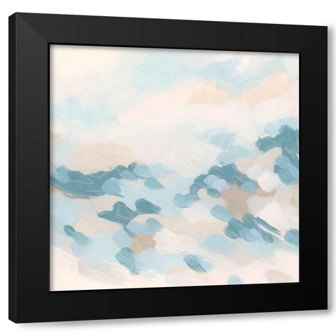 Dappled Surf II Black Modern Wood Framed Art Print by Vess, June Erica