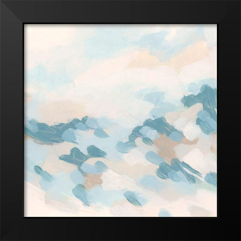 Dappled Surf II Black Modern Wood Framed Art Print by Vess, June Erica