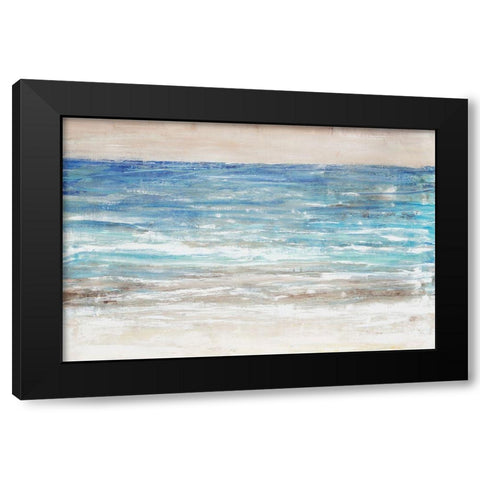 Choppy Water I Black Modern Wood Framed Art Print with Double Matting by OToole, Tim