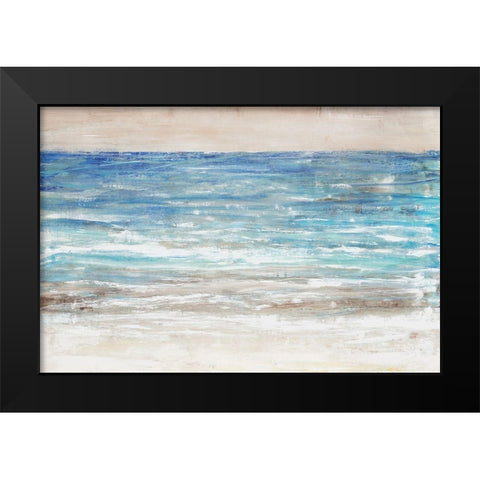 Choppy Water I Black Modern Wood Framed Art Print by OToole, Tim