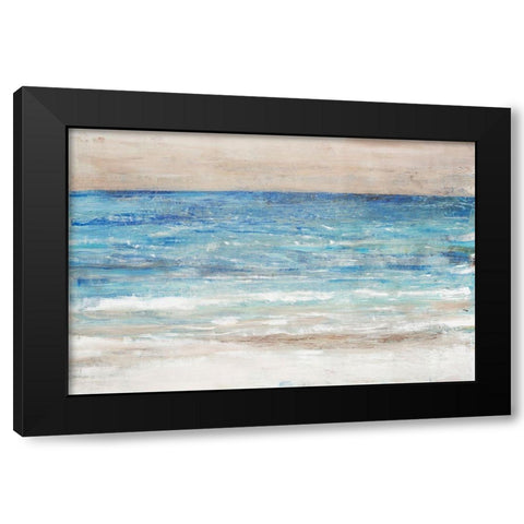 Choppy Water II Black Modern Wood Framed Art Print with Double Matting by OToole, Tim