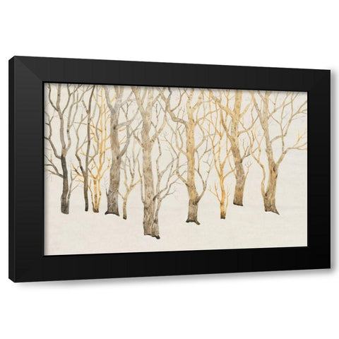 Bare Trees I Black Modern Wood Framed Art Print by OToole, Tim