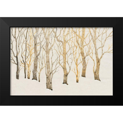 Bare Trees I Black Modern Wood Framed Art Print by OToole, Tim