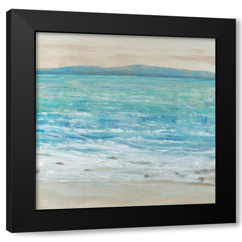 Reef Edge II Black Modern Wood Framed Art Print by OToole, Tim