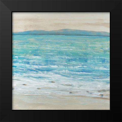 Reef Edge II Black Modern Wood Framed Art Print by OToole, Tim