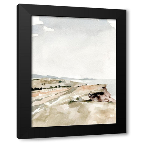 Westport II Black Modern Wood Framed Art Print with Double Matting by Caroline, Emma
