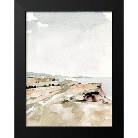Westport II Black Modern Wood Framed Art Print by Caroline, Emma