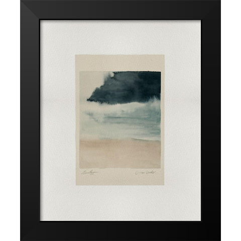Storm Rolls In II Black Modern Wood Framed Art Print by Popp, Grace