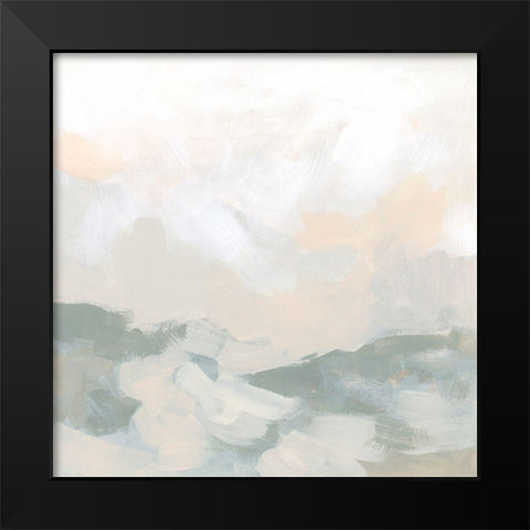 Hill Mist II Black Modern Wood Framed Art Print by Vess, June Erica