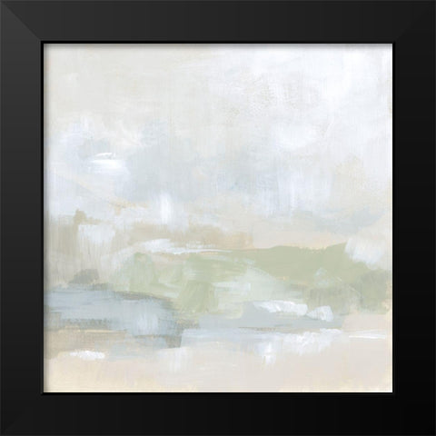 Tonal Horizon I Black Modern Wood Framed Art Print by Vess, June Erica