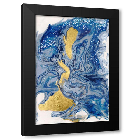 Awaken Heart II Black Modern Wood Framed Art Print by Bramma, Lila