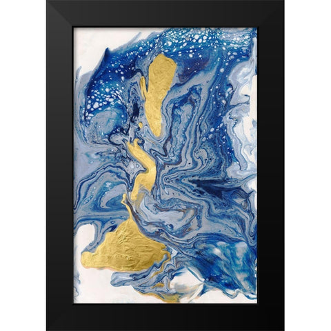 Awaken Heart II Black Modern Wood Framed Art Print by Bramma, Lila
