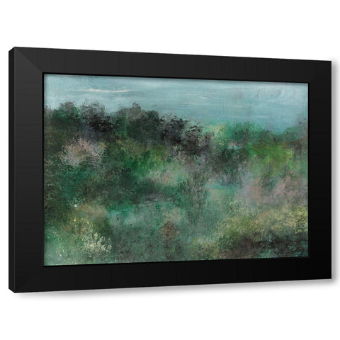 Waking I Black Modern Wood Framed Art Print with Double Matting by Bramma, Lila