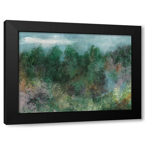 Waking II Black Modern Wood Framed Art Print by Bramma, Lila