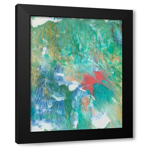 Wonder I Black Modern Wood Framed Art Print by Bramma, Lila