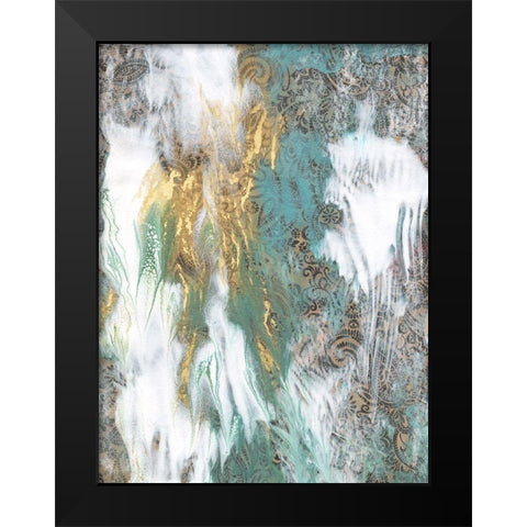 Ancient Teachings II Black Modern Wood Framed Art Print by Bramma, Lila