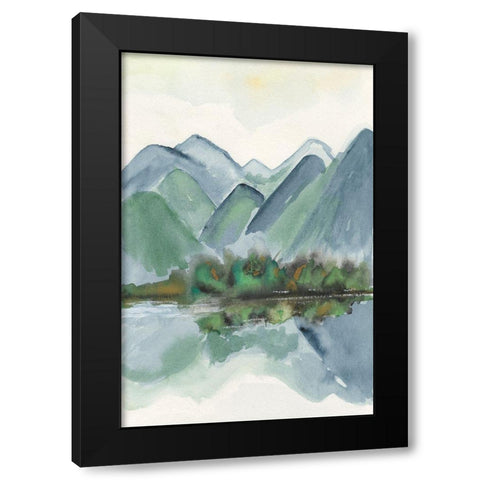 Be Clear to Reflect I Black Modern Wood Framed Art Print with Double Matting by Bramma, Lila
