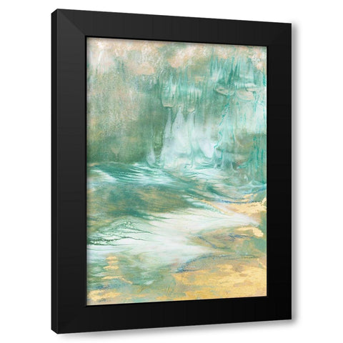 Meet Me There II Black Modern Wood Framed Art Print with Double Matting by Bramma, Lila