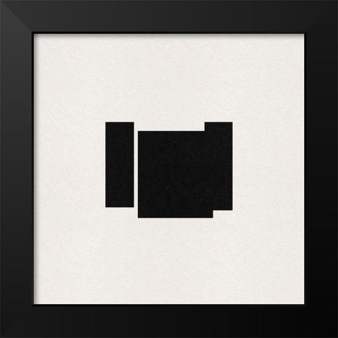Polymath I Black Modern Wood Framed Art Print by Green, Jacob