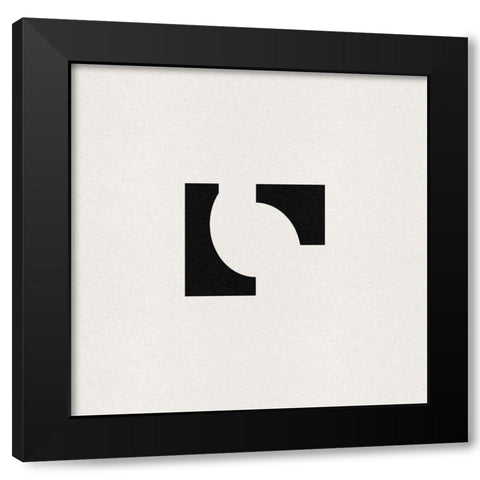 Polymath II Black Modern Wood Framed Art Print by Green, Jacob