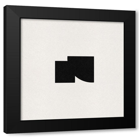 Polymath III Black Modern Wood Framed Art Print by Green, Jacob