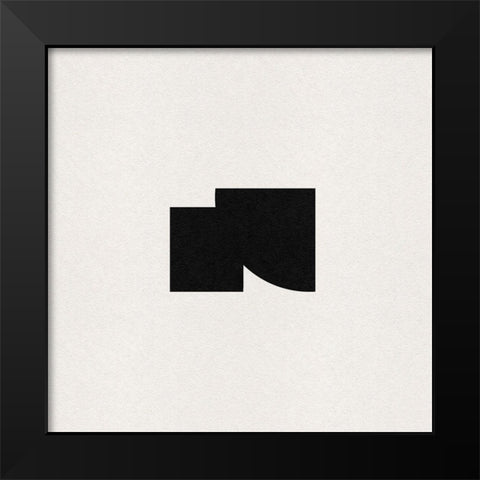 Polymath III Black Modern Wood Framed Art Print by Green, Jacob