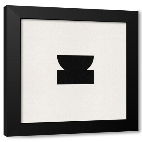 Polymath IV Black Modern Wood Framed Art Print by Green, Jacob
