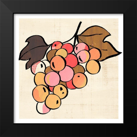 Fruit Cuts III Black Modern Wood Framed Art Print by Warren, Annie