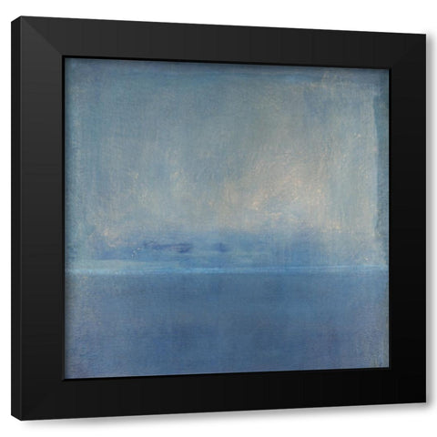 Evening Shore I Black Modern Wood Framed Art Print with Double Matting by OToole, Tim