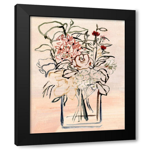 Tangled Beauty II Black Modern Wood Framed Art Print by Warren, Annie