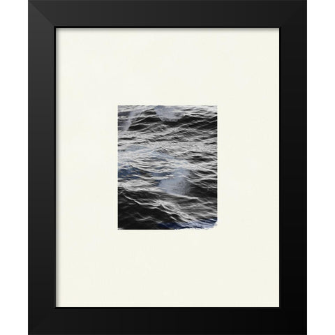 The Calm Cove II Black Modern Wood Framed Art Print by Wang, Melissa